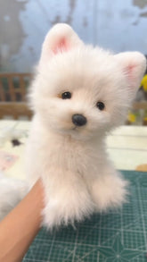 Hand-crafted Realistic West Highland White Terrier Plush