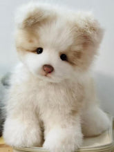 Handcrafted Lifelike Red Merle Border Collie Plush